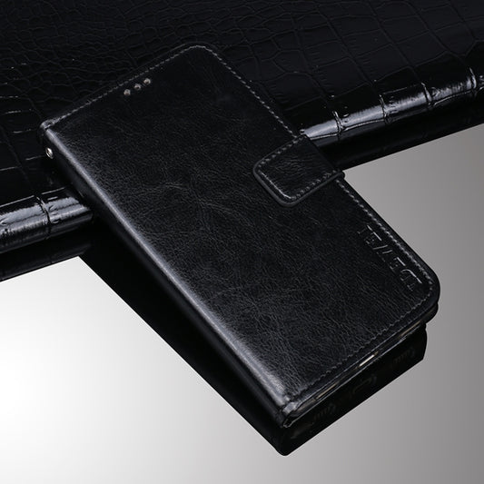 For Cubot C20 idewei Crazy Horse Texture Horizontal Flip Leather Case with Holder & Card Slots & Wallet(Black) - More Brand by idewei | Online Shopping South Africa | PMC Jewellery | Buy Now Pay Later Mobicred