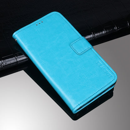 For TCL 20 Pro 5G idewei Crazy Horse Texture Horizontal Flip Leather Case with Holder & Card Slots & Wallet(Sky Blue) - More Brand by idewei | Online Shopping South Africa | PMC Jewellery | Buy Now Pay Later Mobicred