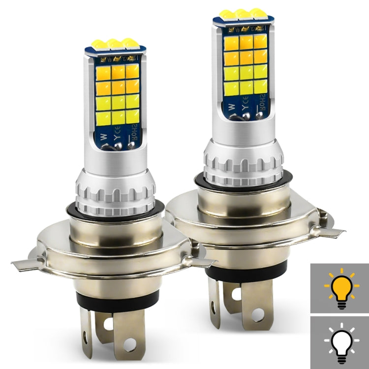 2 PCS V6 H4 DC9-36V 30W 3000LM IP65 Car LED Double Color Fog Light with 30LEDs SMD-2525 Lamp - Fog / Driving Lights by PMC TechLife | Online Shopping South Africa | PMC TechLife | Buy Now Pay Later Mobicred
