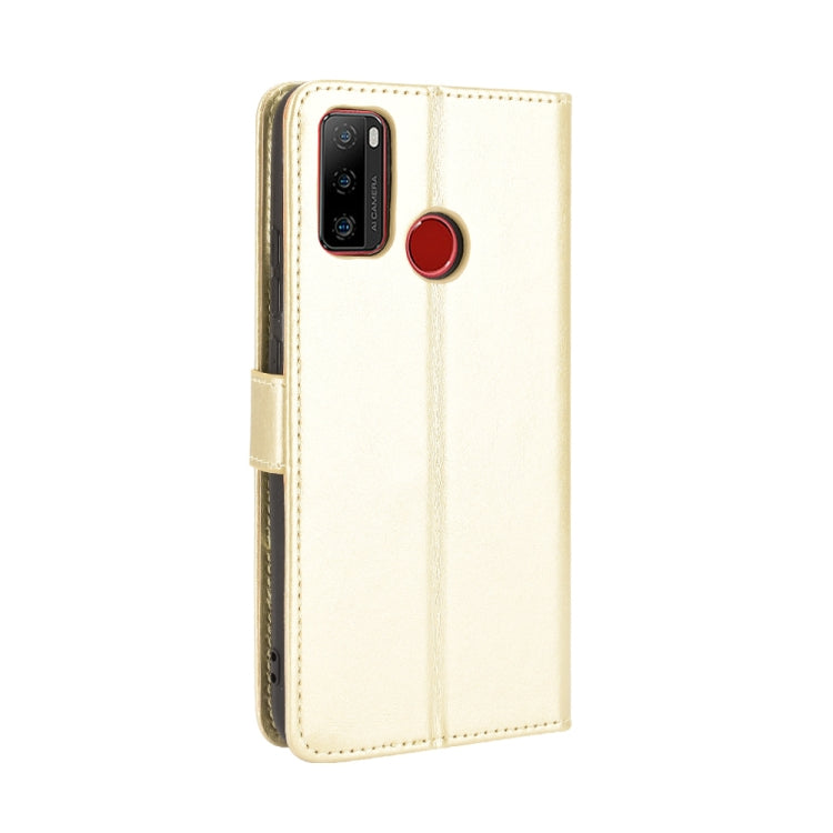 For Ulefone Note 10 Crazy Horse Texture Horizontal Flip Leather Case with Holder & Card Slots & Lanyard(Gold) - Ulefone Cases by PMC Jewellery | Online Shopping South Africa | PMC Jewellery | Buy Now Pay Later Mobicred