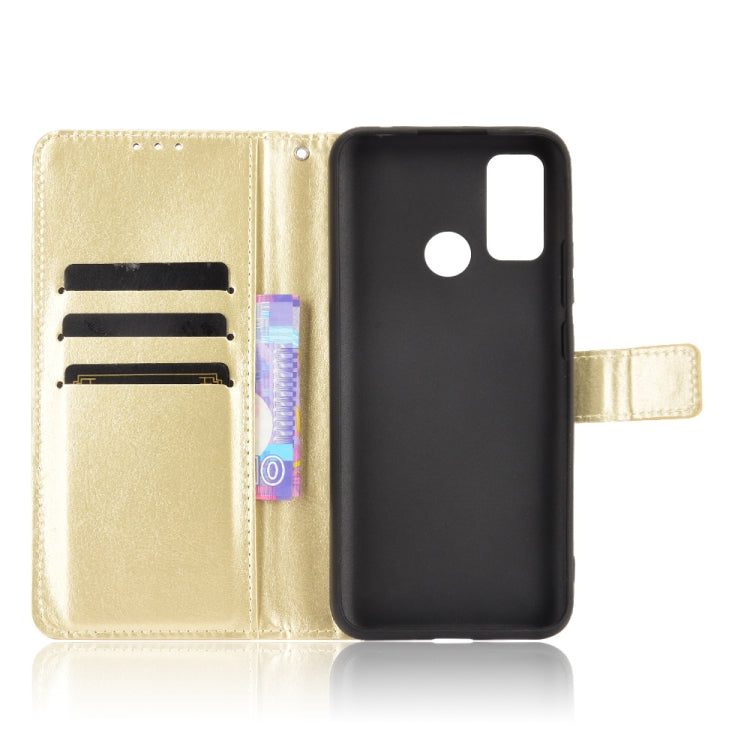 For Ulefone Note 10 Crazy Horse Texture Horizontal Flip Leather Case with Holder & Card Slots & Lanyard(Gold) - Ulefone Cases by PMC Jewellery | Online Shopping South Africa | PMC Jewellery | Buy Now Pay Later Mobicred