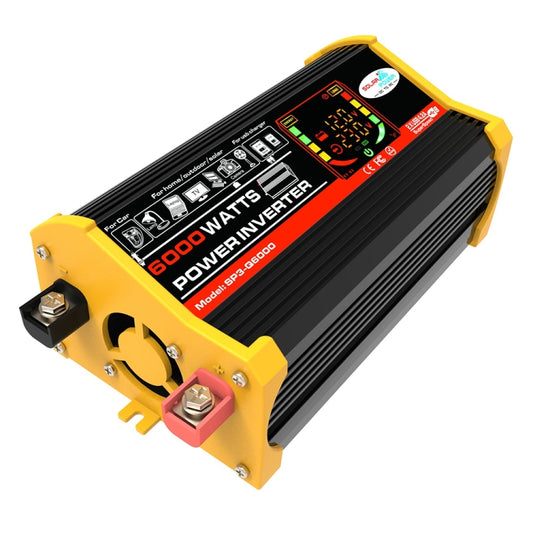 Legend III Generation DC12V to AC220V 6000W Modified Square Wave Car Power Inverter with LED Display(Black) - Modified Square Wave by PMC Jewellery | Online Shopping South Africa | PMC Jewellery | Buy Now Pay Later Mobicred