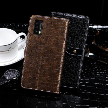 For Blackview A90 idewei Crocodile Texture Horizontal Flip Leather Case with Holder & Card Slots & Wallet(Black) - More Brand by idewei | Online Shopping South Africa | PMC Jewellery | Buy Now Pay Later Mobicred