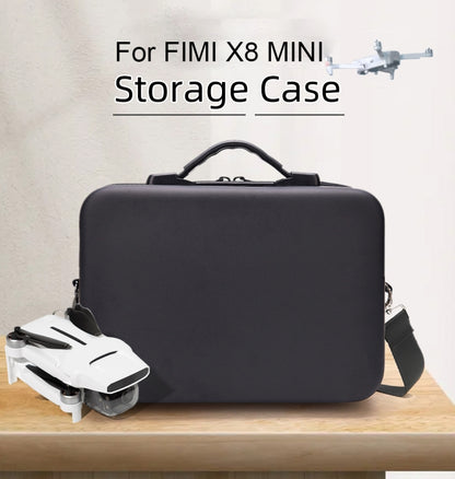 Portable Single Shoulder Storage Travel Carrying Cover Case Box with Baffle Separator for FIMI X8 mini(Black + Black Liner) -  by PMC Jewellery | Online Shopping South Africa | PMC Jewellery | Buy Now Pay Later Mobicred