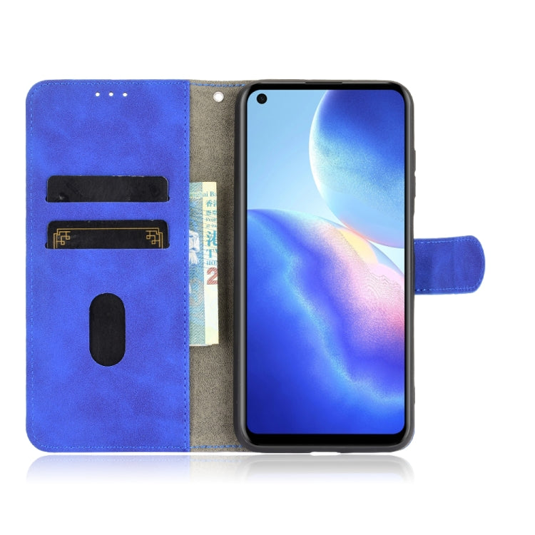For Blackview A90 Solid Color Skin Feel Magnetic Buckle Horizontal Flip Calf Texture PU Leather Case with Holder & Card Slots & Wallet(Blue) - More Brand by PMC Jewellery | Online Shopping South Africa | PMC Jewellery | Buy Now Pay Later Mobicred