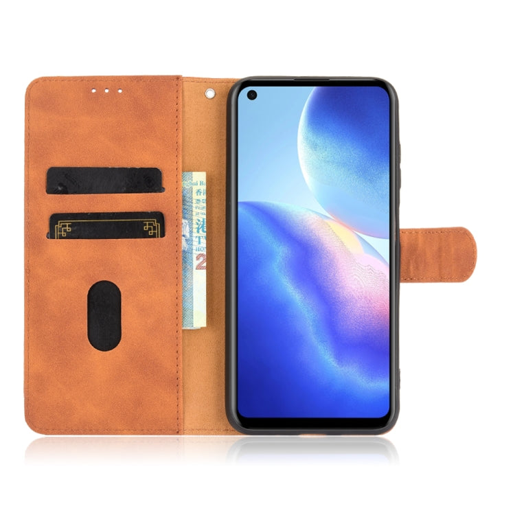 For Blackview A90 Solid Color Skin Feel Magnetic Buckle Horizontal Flip Calf Texture PU Leather Case with Holder & Card Slots & Wallet(Brown) - More Brand by PMC Jewellery | Online Shopping South Africa | PMC Jewellery