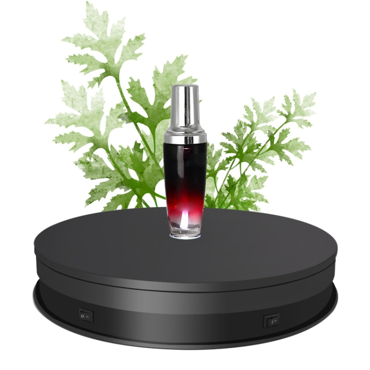 20cm Electric Rotating Turntable Display Stand LED Light Video Shooting Props Turntable, Power Plug:110V US Plug(Black) - free shipping - PMc TechLife - Order now!