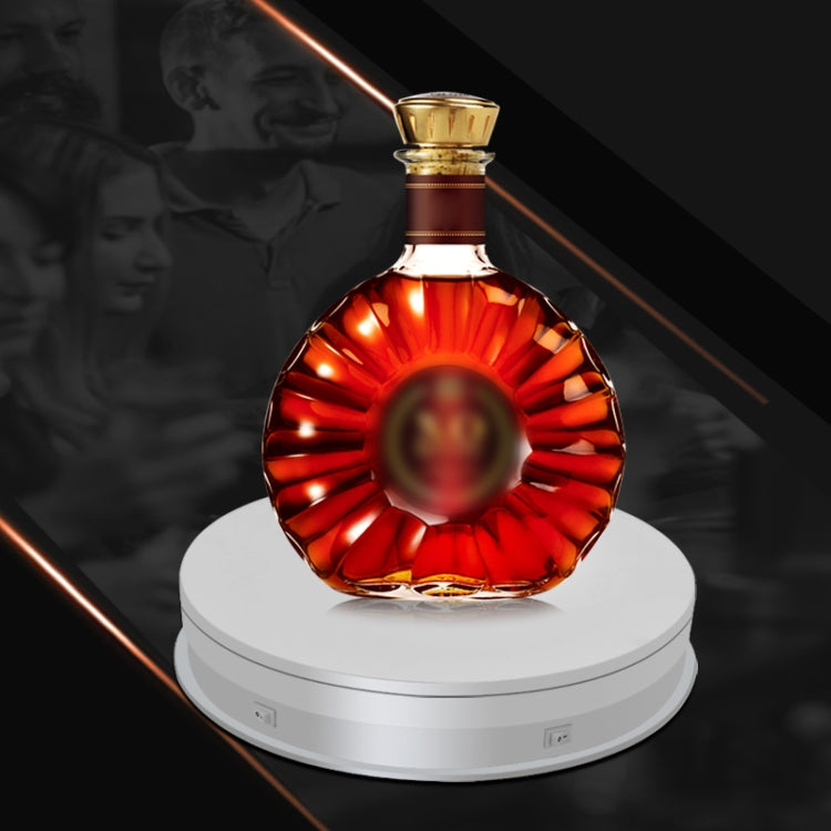 30cm Electric Rotating Turntable Display Stand  LED Light Video Shooting Props Turntable, Power Plug:220V AU Plug(White) - free shipping - PMc TechLife - Order now!