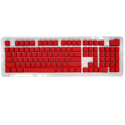 HXSJ P9 104 Keys PBT Color Mechanical Keyboard Keycaps(Red) - Other by HXSJ | Online Shopping South Africa | PMC Jewellery | Buy Now Pay Later Mobicred