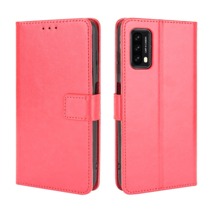 For Blackview A90 Crazy Horse Texture Horizontal Flip Leather Case with Holder & Card Slots & Lanyard(Red) - More Brand by PMC Jewellery | Online Shopping South Africa | PMC Jewellery | Buy Now Pay Later Mobicred