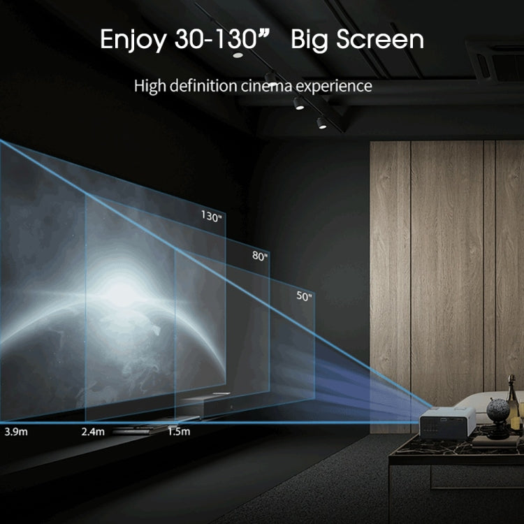 WEJOY Y5 800x480P 80 ANSI Lumens Portable Home Theater LED HD Digital Projector, Android 9.0, 1G+8G, AU Plug - LED Projector by WEJOY | Online Shopping South Africa | PMC Jewellery | Buy Now Pay Later Mobicred