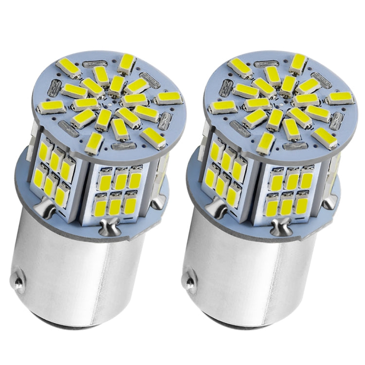 1 Pair E0052 9-14V 1156-54SMD-2835 6000K 1080LM White Light Car Decoding Turn Signal Reversing Light - Arrow Turn Lights by PMC Jewellery | Online Shopping South Africa | PMC Jewellery