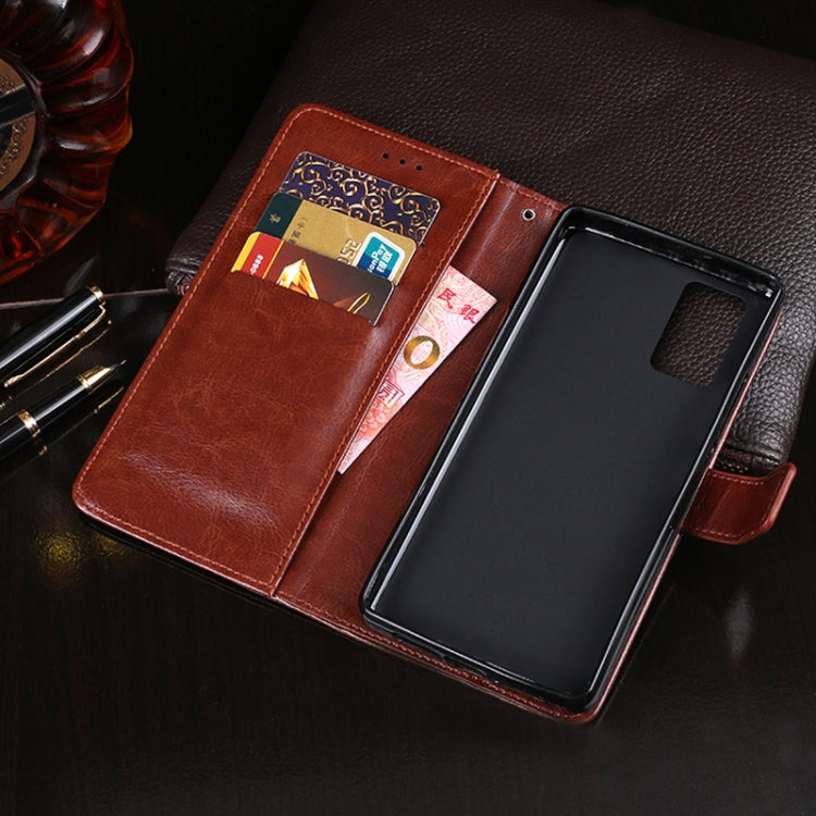 For Blackview A100 idewei Crazy Horse Texture Horizontal Flip Leather Case with Holder & Card Slots & Wallet(Rose Red) - More Brand by idewei | Online Shopping South Africa | PMC Jewellery | Buy Now Pay Later Mobicred