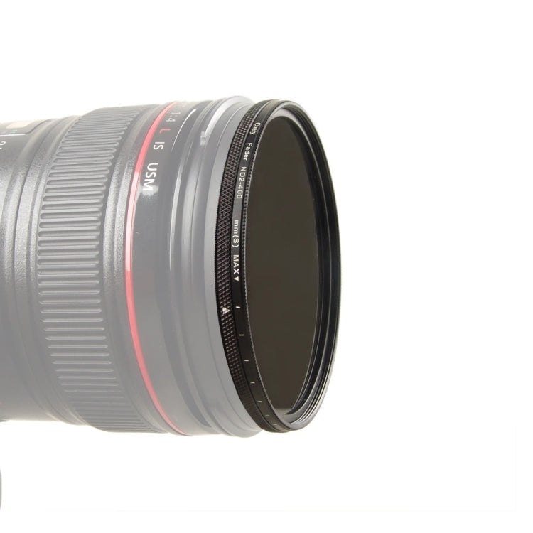 Cuely 55mm ND2-400 ND2 to ND400 ND Filter Lens Neutral Density Adjustable Variable Filter - free shipping - PMC TechLife - Order now!