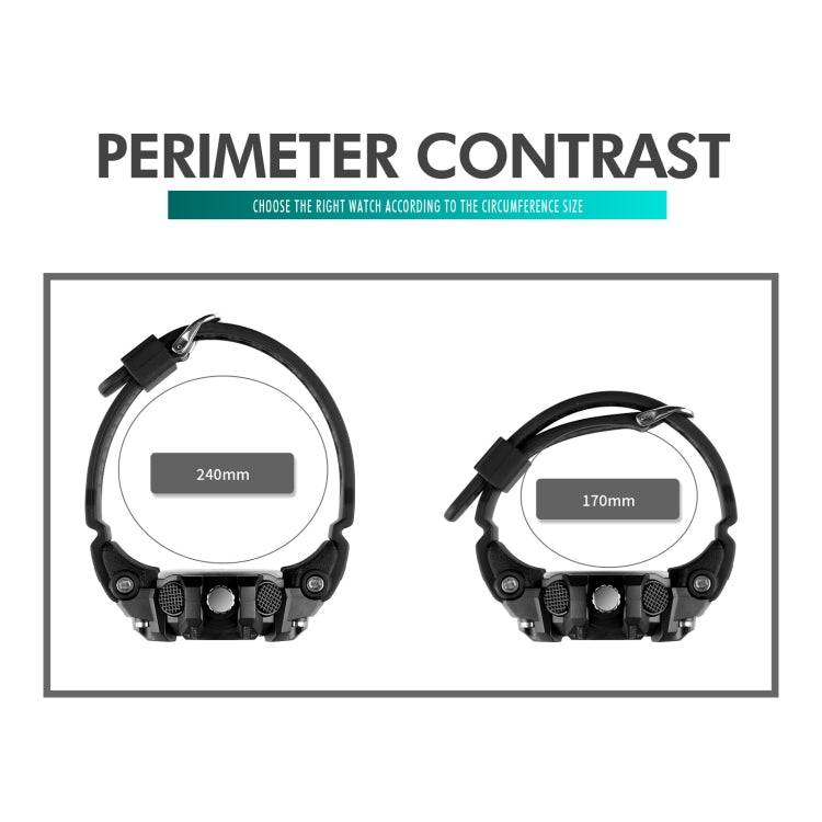 SKMEI 1725 Three Time LED Digital Display Timing Luminous Electronic Watch(Black) - free shipping - PMC TechLife - Order now!