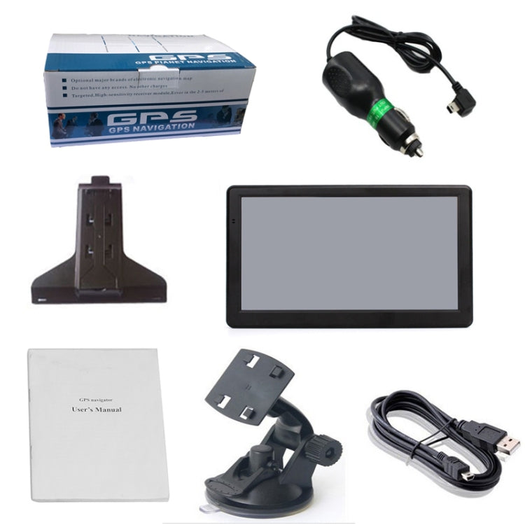 7 inch Car HD GPS Navigator 8G+128M Resistive Screen Support FM / TF Card, Specification:Middle East Map - Car MP3 & MP4 & MP5 by PMC TechLife | Online Shopping South Africa | PMC TechLife | Buy Now Pay Later Mobicred
