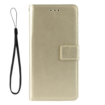 For Blackview A100 Crazy Horse Texture Horizontal Flip Leather Case with Holder & Card Slots & Lanyard(Gold) - More Brand by PMC Jewellery | Online Shopping South Africa | PMC Jewellery