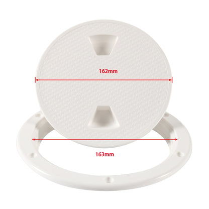 A5942 6 inch Boat / Yacht Round Deck Cover Hatch Case with Screws - Marine Accessories & Parts by PMC Jewellery | Online Shopping South Africa | PMC Jewellery | Buy Now Pay Later Mobicred