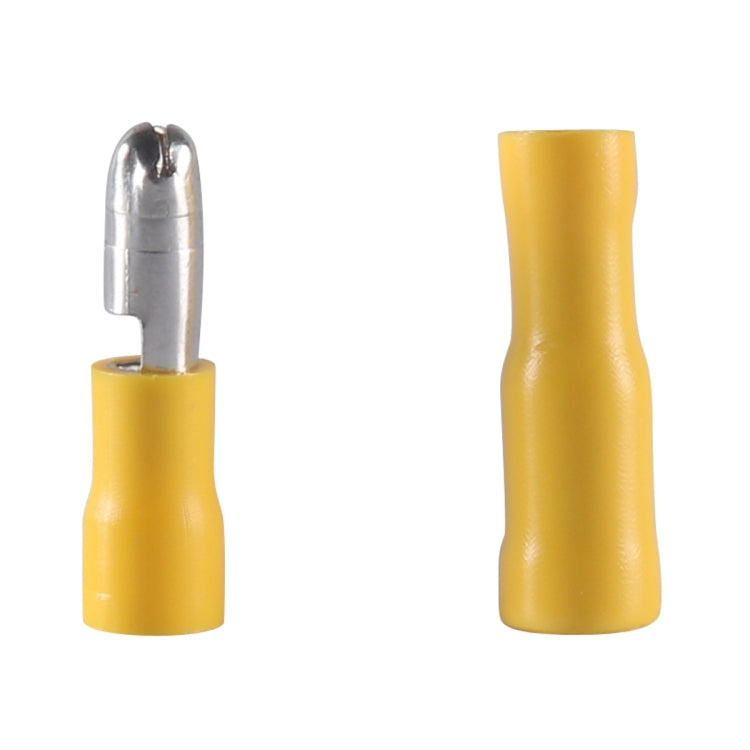 A6197 120 PCS Yellow AWG12~10 Bullet Male and Female Terminal Cold Press Terminal - Booster Cable & Clip by PMC Jewellery | Online Shopping South Africa | PMC Jewellery | Buy Now Pay Later Mobicred