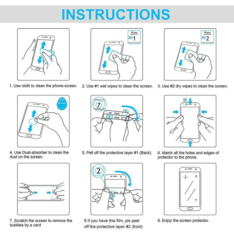For Ulefone Note 7 50 PCS 0.26mm 9H 2.5D Tempered Glass Film - free shipping - PMC Jewellery - Order now!