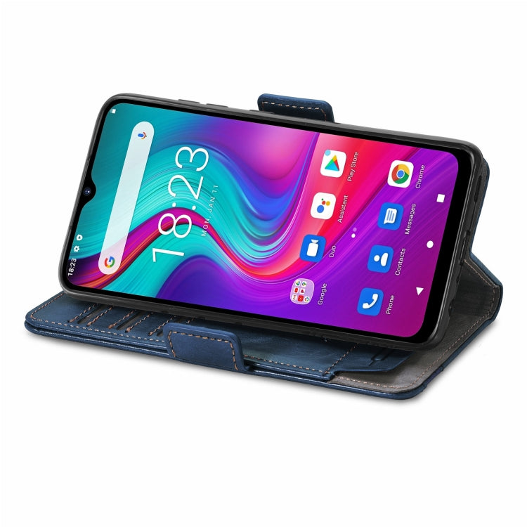 For Doogee X96 Pro CaseNeo Business Splicing Dual Magnetic Buckle Horizontal Flip PU Leather Case with Holder & Card Slots & Wallet(Blue) - More Brand by PMC Jewellery | Online Shopping South Africa | PMC Jewellery | Buy Now Pay Later Mobicred