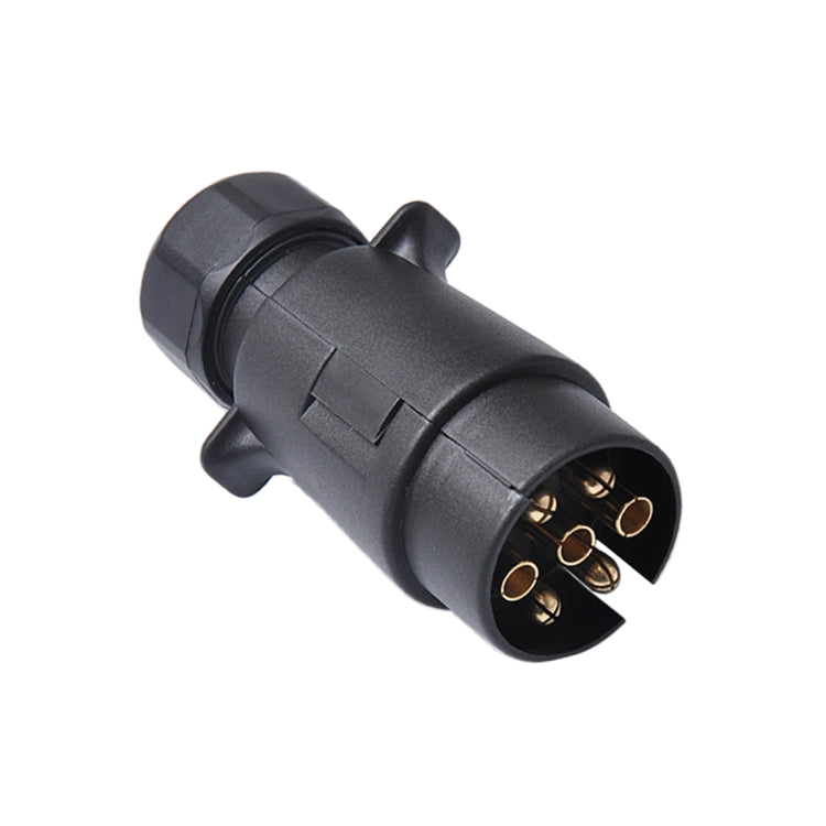 A0226 12V 7-pin Plastic Trailer Connector Socket + Plug EU - Terminal connectors by PMC Jewellery | Online Shopping South Africa | PMC Jewellery | Buy Now Pay Later Mobicred