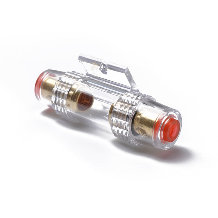 A0299 Car 100 Amp Audio AGU Fuse Holder Fuseholder 4 6 8 Gauge Inline Gold Plated - Fuse by PMC Jewellery | Online Shopping South Africa | PMC Jewellery | Buy Now Pay Later Mobicred