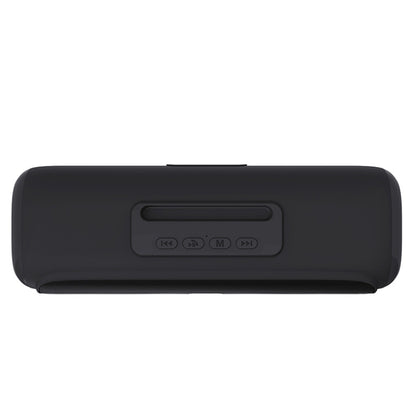 NewRixing NR-2027 TWS Long Bar Shaped Bluetooth Speaker with Mobile Phone Holder(Black) - Desktop Speaker by NewRixing | Online Shopping South Africa | PMC Jewellery | Buy Now Pay Later Mobicred