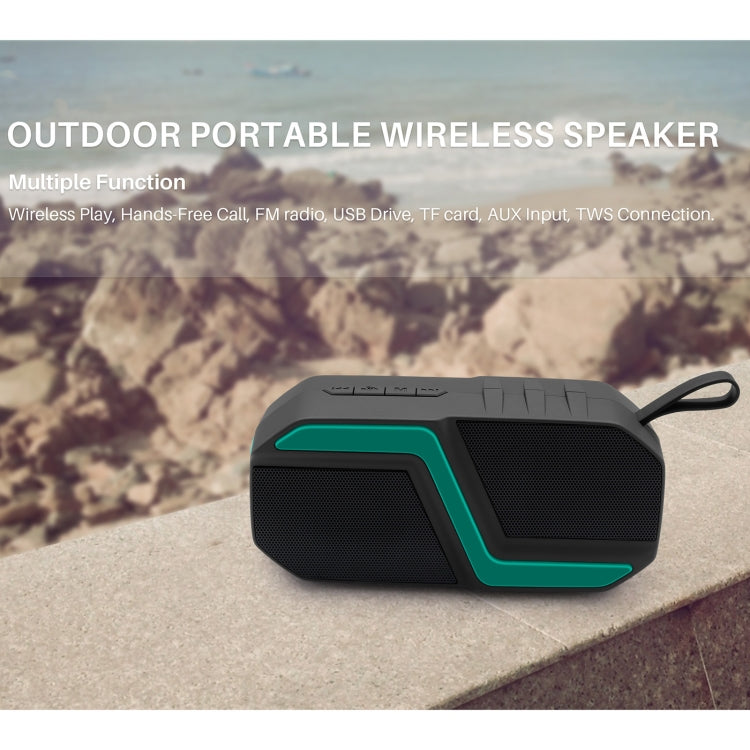 NewRixing NR-5019 Outdoor Portable Bluetooth Speaker, Support Hands-free Call / TF Card / FM / U Disk(Orange) - Desktop Speaker by NewRixing | Online Shopping South Africa | PMC Jewellery | Buy Now Pay Later Mobicred