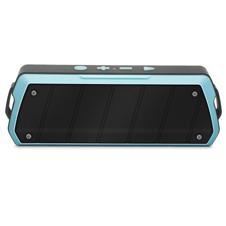 NewRixing NR-5000 IPX5 High Fidelity Bluetooth Speaker, Support Hands-free Call / TF Card / FM / U Disk(Blue) - free shipping - PMC Jewellery - Order now!