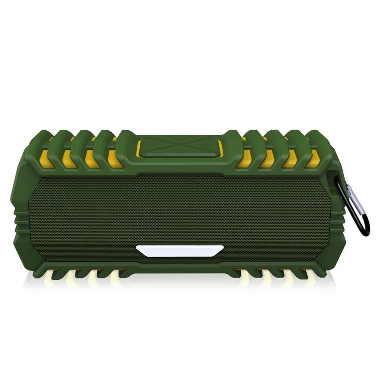 NewRixing NR-5015 Outdoor Portable Bluetooth Speakerr with Hook, Support Hands-free Call / TF Card / FM / U Disk(Green) - Desktop Speaker by NewRixing | Online Shopping South Africa | PMC Jewellery | Buy Now Pay Later Mobicred