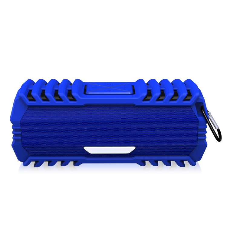 NewRixing NR-5015 Outdoor Portable Bluetooth Speakerr with Hook, Support Hands-free Call / TF Card / FM / U Disk(Blue) - Desktop Speaker by NewRixing | Online Shopping South Africa | PMC Jewellery | Buy Now Pay Later Mobicred