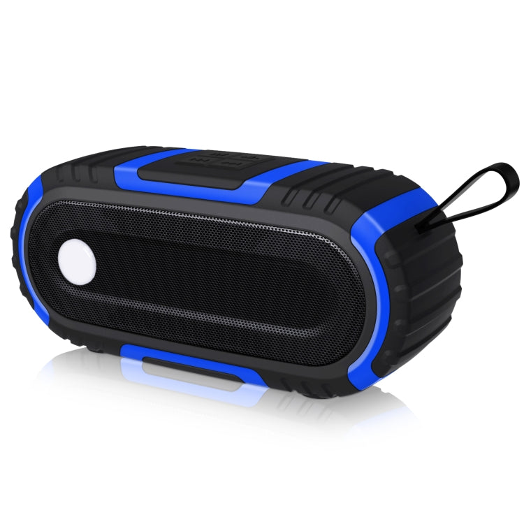 NewRixing NR-5016 Outdoor Splash-proof Water Bluetooth Speaker, Support Hands-free Call / TF Card / FM / U Disk(Blue) - Desktop Speaker by NewRixing | Online Shopping South Africa | PMC Jewellery | Buy Now Pay Later Mobicred