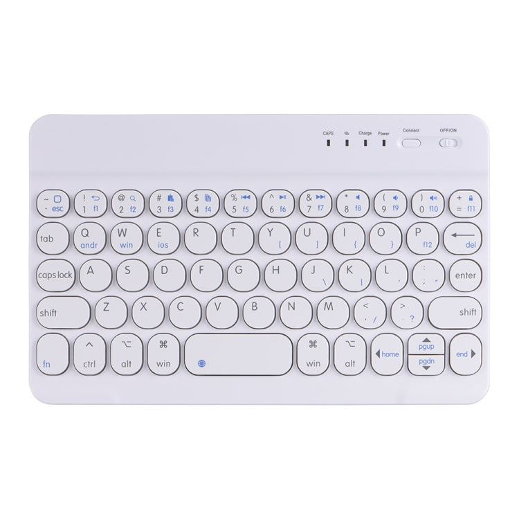 HY006 Round Keys Detachable Bluetooth Keyboard Leather Tablet Case with Holder for iPad mini 6(Mint Green) - For iPad mini by PMC TechLife | Online Shopping South Africa | PMC TechLife