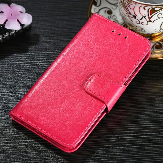 For Doogee X95 Crystal Texture Horizontal Flip Leather Case with Holder & Card Slots & Wallet(Rose Red) - More Brand by PMC Jewellery | Online Shopping South Africa | PMC Jewellery | Buy Now Pay Later Mobicred