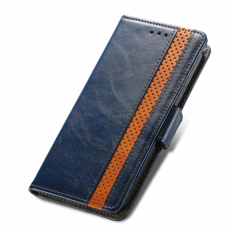 For Blackview A100 CaseNeo Business Splicing Dual Magnetic Buckle Horizontal Flip PU Leather Case with Holder & Card Slots & Wallet(Blue) - More Brand by PMC Jewellery | Online Shopping South Africa | PMC Jewellery | Buy Now Pay Later Mobicred