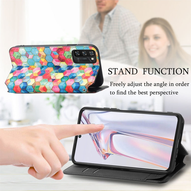 For Blackview A100 Colorful Magnetic Horizontal Flip PU Leather Case with Holder & Card Slot & Wallet(Magic Space) - More Brand by PMC Jewellery | Online Shopping South Africa | PMC Jewellery