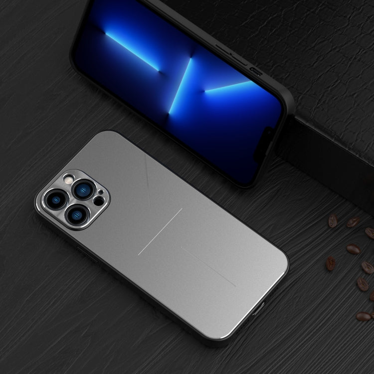 For iPhone 11 Pro Max R-JUST RJ-52 3-Line Style Metal TPU Shockproof Protective Case (Silver) - free shipping - PMC TechLife - Order now!