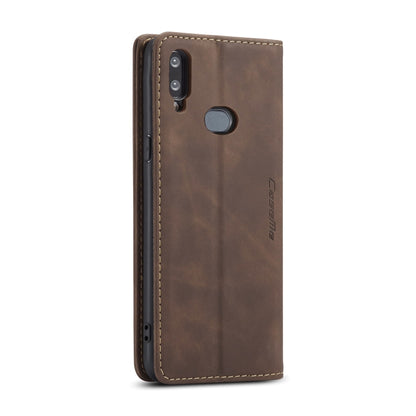 For Galaxy A10s CaseMe-013 Multifunctional Horizontal Flip Leather Case with Card Slot & Holder & Wallet(Coffee) - Galaxy Phone Cases by CaseMe | Online Shopping South Africa | PMC Jewellery | Buy Now Pay Later Mobicred