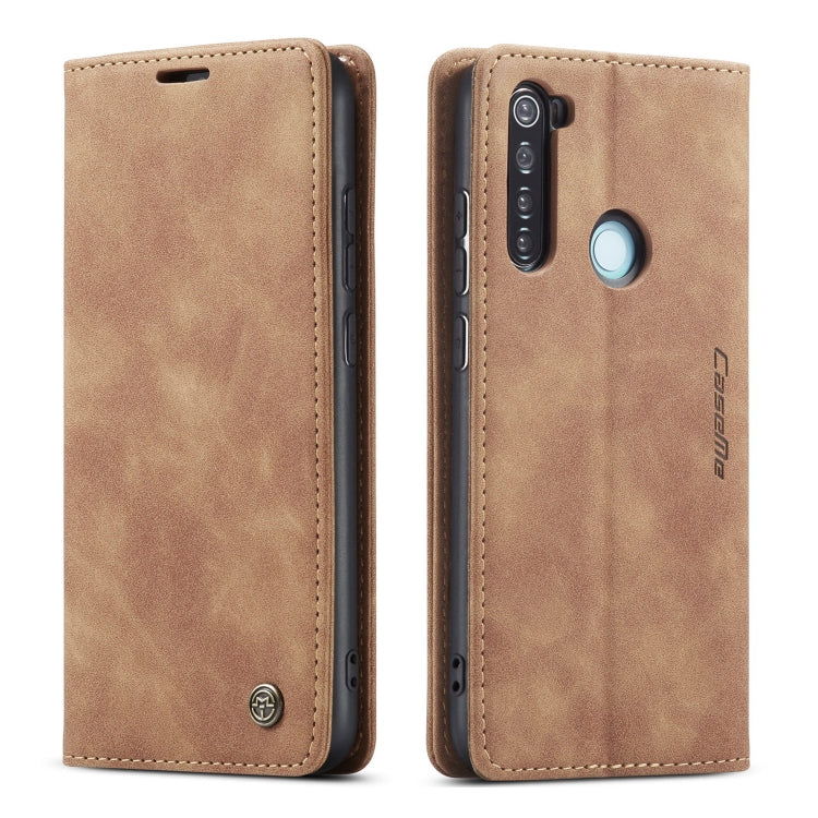 For Xiaomi Redmi Note 8 CaseMe-013 Multifunctional Horizontal Flip Leather Case with Card Slot & Holder & Wallet(Brown) - Xiaomi Cases by CaseMe | Online Shopping South Africa | PMC Jewellery | Buy Now Pay Later Mobicred