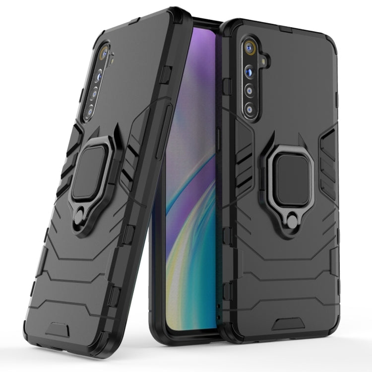 For OPPO Realme XT & K5 Shockproof PC + TPU Protective Case with Magnetic Ring Holder(Black) - Realme Cases by PMC Jewellery | Online Shopping South Africa | PMC Jewellery | Buy Now Pay Later Mobicred