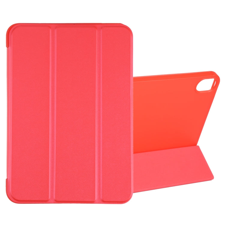 For iPad mini 2024 / mini 6 GEBEI Shockproof Horizontal Flip Tablet Case with Three-folding Holder(Red) - free shipping - PMC TechLife - Order now!