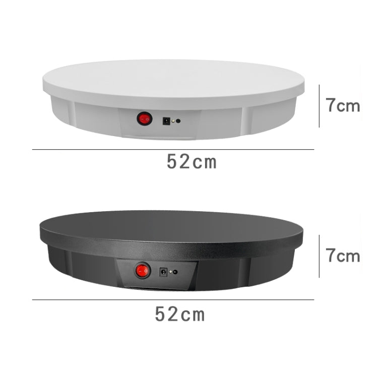 52cm Remote Control Electric Rotating Turntable Display Stand Video Shooting Props Turntable, Plug-in Power, Power Plug:UK Plug(White) - free shipping - PMC TechLife - Order now!