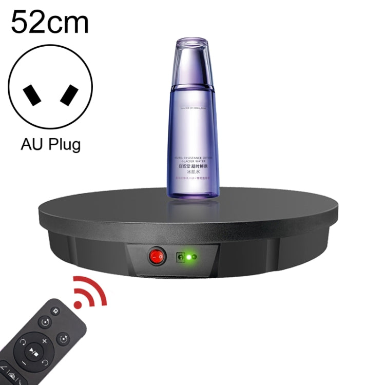 52cm Remote Control Electric Rotating Turntable Display Stand Video Shooting Props Turntable, Charging Power, Power Plug:AU Plug(Black) - free shipping - PMC TechLife - Order now!