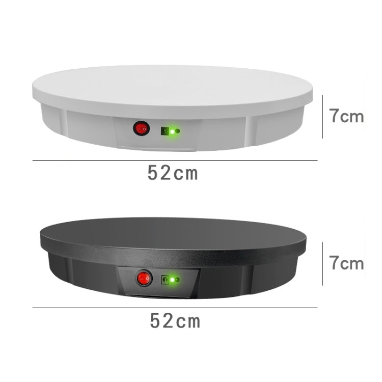 52cm Remote Control Electric Rotating Turntable Display Stand Video Shooting Props Turntable, Charging Power, Power Plug:UK Plug(Black) - free shipping - PMC TechLife - Order now!