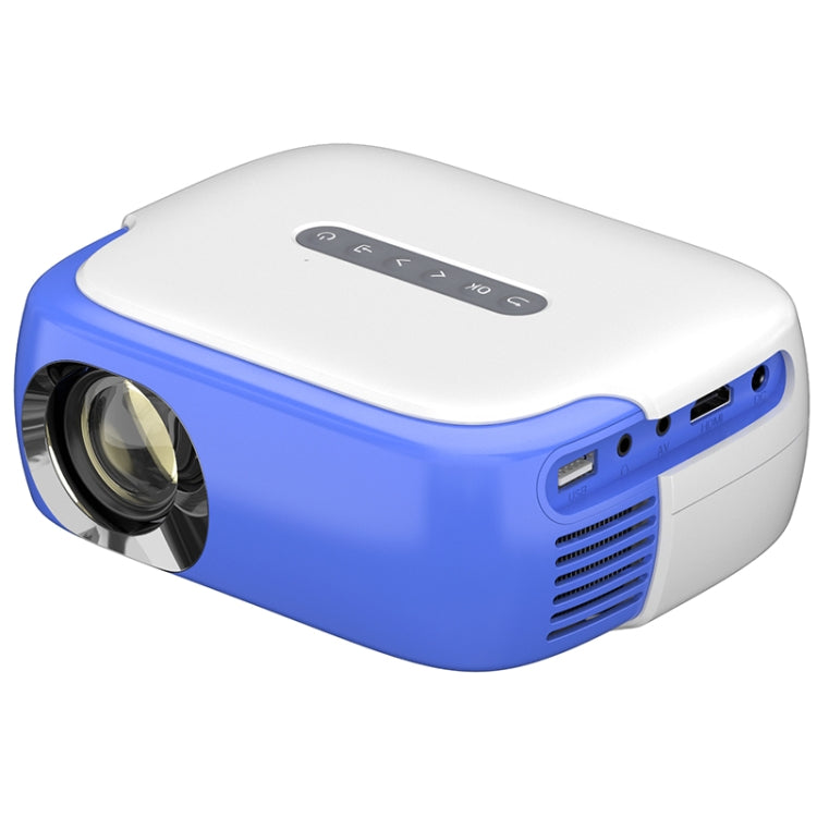 DR-860 1920x1080 1000 Lumens Portable Home Theater LED Projector, Plug Type:AU Plug(Blue White) - LED Projector by PMC Jewellery | Online Shopping South Africa | PMC Jewellery | Buy Now Pay Later Mobicred