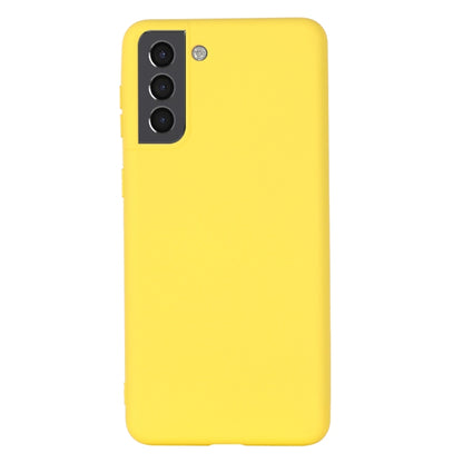 For Samsung Galaxy S22 5G Pure Color Liquid Silicone Shockproof Full Coverage Phone Case(Yellow) - Galaxy S22 5G Cases by PMC Jewellery | Online Shopping South Africa | PMC Jewellery