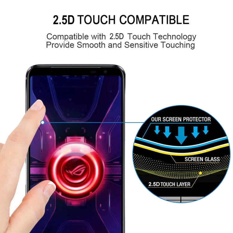 For Asus ROG Phone 3 ZS661KL Full Glue Full Cover Screen Protector Tempered Glass Film - ASUS Tempered Glass by PMC Jewellery | Online Shopping South Africa | PMC Jewellery