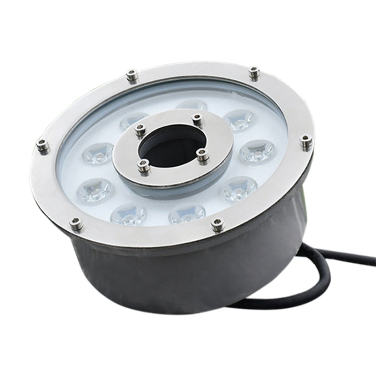 12W Landscape Ring LED Aluminum Alloy Underwater Fountain Light(White Light) - Underwater Lights by PMC TechLife | Online Shopping South Africa | PMC TechLife