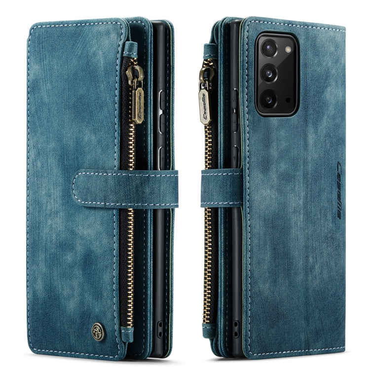 For Samsung Galaxy Note20 CaseMe-C30 Multifunctional Horizontal Flip PU + TPU Phone Case(Blue) - Galaxy Note20 Cases by CaseMe | Online Shopping South Africa | PMC Jewellery | Buy Now Pay Later Mobicred